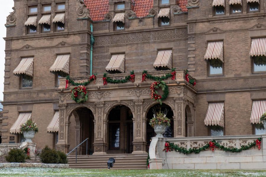 The Pabst Mansion, located at 2000 W. Wisconsin Ave., is decorated for the holiday season.