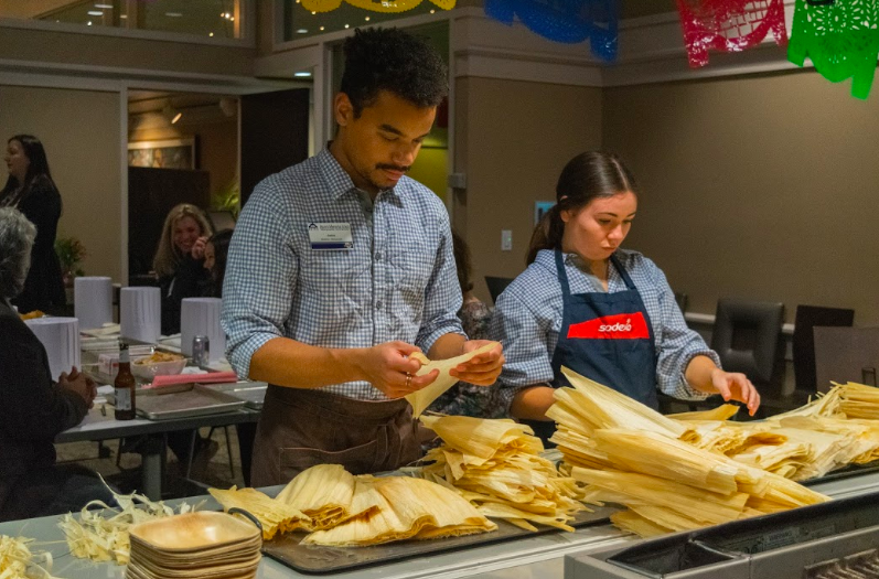 One of the events held was Lets Make Tamales.
