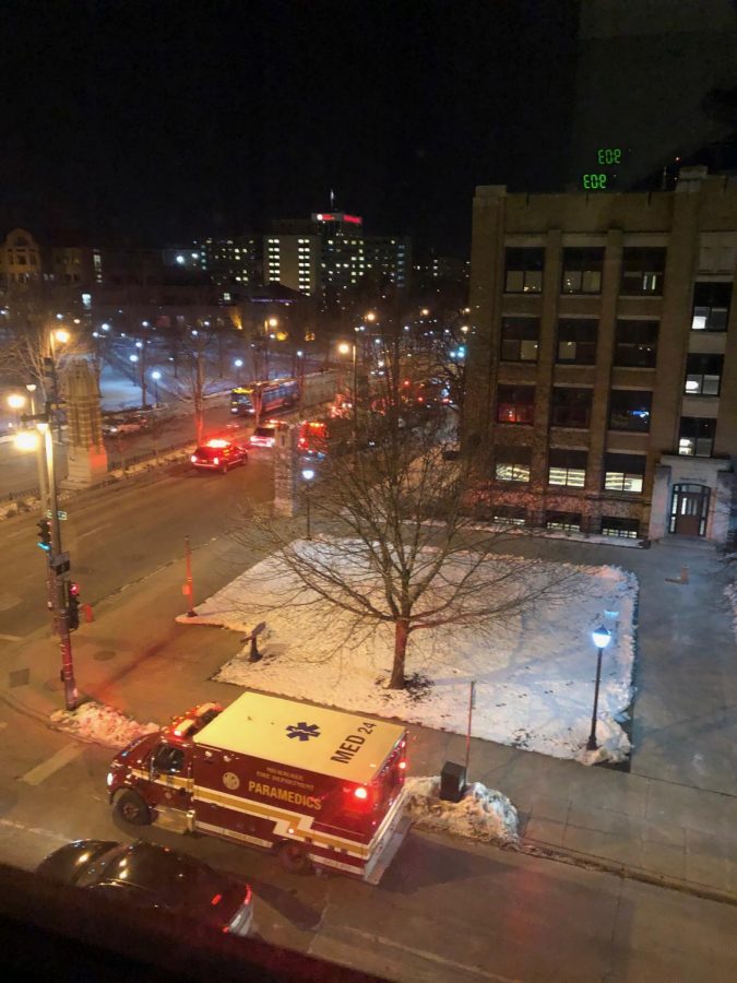 Smoke was reported around 8:30 p.m. tonight. 

Photo courtesy of Tony Wiza