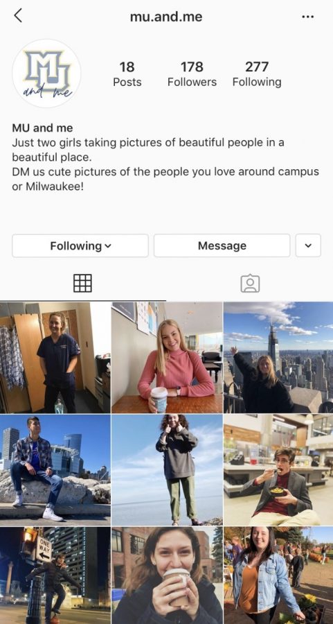 The MU & Me Instagram account, run by two first-year students, emphasizes community by featuring students from all walks of life. Photo via Instagram