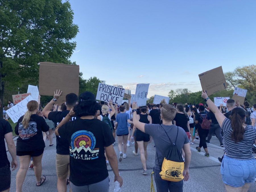 Black Lives Matter protest marches through campus, students participate