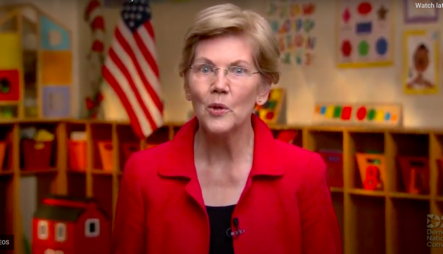 Warren+was+a+primary+candidate+for+the+democratic+nominee+before+dropping+out+in+March.+