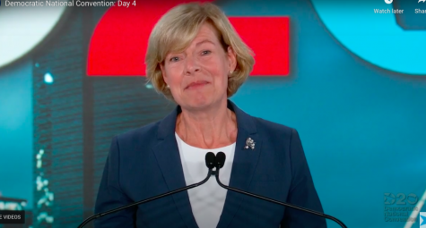 Sen. Tammy Baldwin talked about her personal story with healthcare on the final night of the Democratic National Convention. 