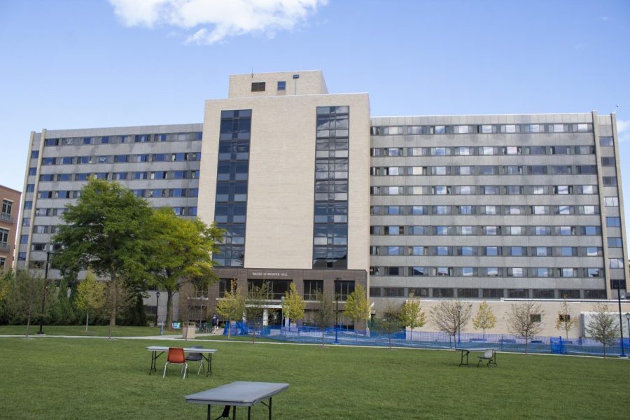 A 14-day quarantine was enacted in Schroeder Hall after an increase in COVID-19 cases in the building. 