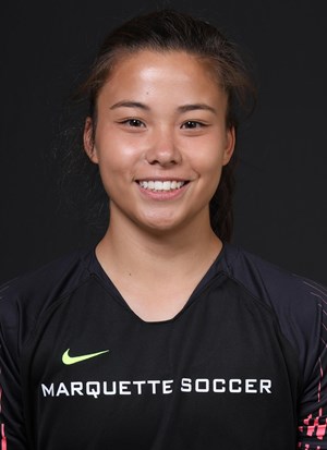 Womens soccer sophomore goalkeeper Mel McNamara will be fighting for the starting role this upcoming season. (Photo courtesy of Marquette Athletics.) 