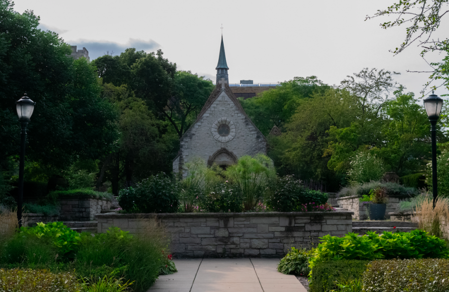 St. Joan of Arc Chapel located on Marquettes campus. Marquette Wire stock photo