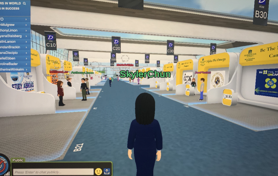 Participants create avatars on immersive online platform, Degy World.