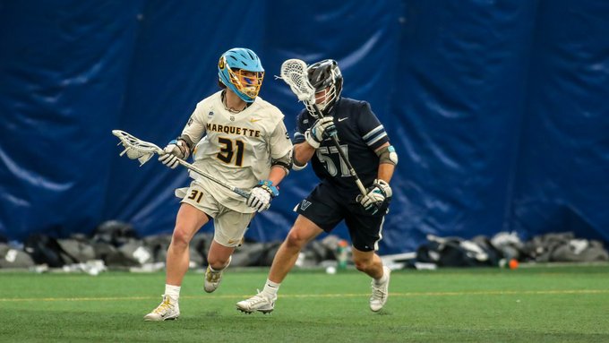 The Golden Eagles fell to the Wildcats 16-14 at the Valley Fields Dome Saturday. (Photo courtesy of Marquette Athletics.) 