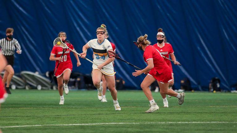 The Golden Eagles fell to No. 19 University of Louisville on Sunday afternoon (Photo Courtesy of Marquette Athletics).