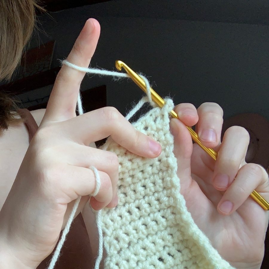 Doing activities like crocheting can increase peoples access to a flow state. 