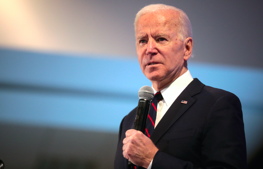 President Joe Biden speaks at the 2020 Iowa State Education Association Legislative Conference Jan. 2020. Photo via Flickr