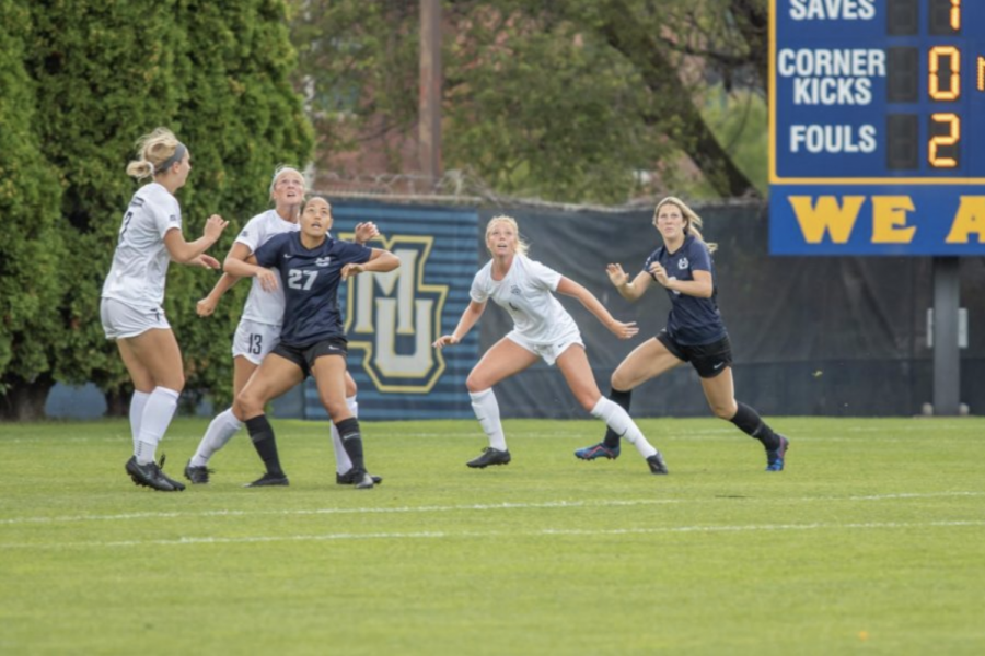 Marquette Women's soccer, among many other sports, are beginning to train for their upcoming seasons. Marquette Wire stock photo