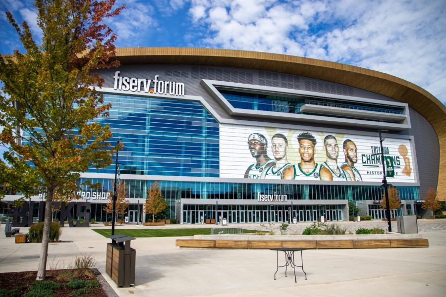 Marquette's men's basketball team plays in the Fiserv Forum. 
