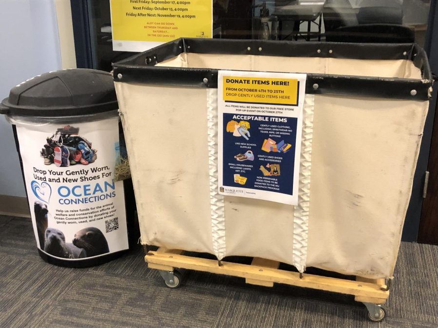 At the Alumni Memorial Union they will be accepting donations for gently used clothing, accessories and school supplies for any students who wish to stop by and donate.