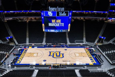 Fiserv Forum ahead of Marquette mens basketball game against UCLA Dec. 11. 
