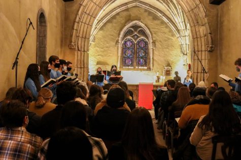 The St. Joan of Arc chapel was re-opened for Mass last Tuesday