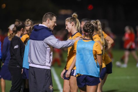 Marquette womens soccer assistant coach Steve Bode spent two seasons on head coach Frank Pelaezs staff. (Photo courtesy of Marquette Athletics.)