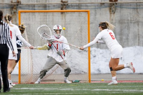 Marquette womens lacrosse assistant coach Jill Rizzo was a five-year starting goalkeeper at Ohio State University. 
(Photo courtesy of Ohio State Athletics.)