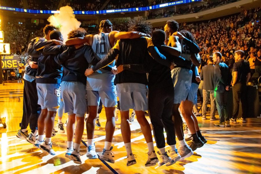 Marquette+mens+basketball+prior+to+its+85-77+win+over+St.+Johns+March+5.+