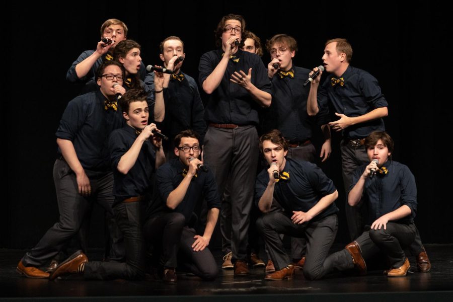 All three of Marquettes a capella groups performed in Varsity Theatre April 7