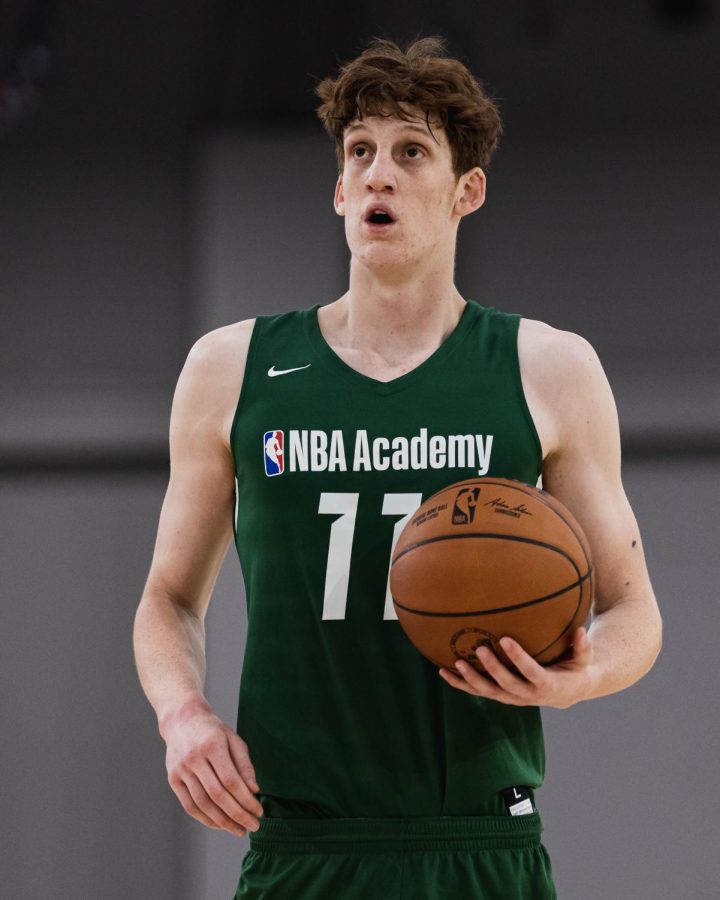 Marquette mens basketball class of 2022 recruit Ben Gold plays for the plays for the NBA Global Academy in Canberra, Australia. (Photo courtesy of Marquette Athletics.)