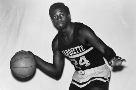 George Thompson held the Marquette mens basketball all-time leading scorer record for 40 years. (Photo courtesy of Marquette Athletics.)