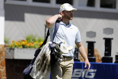 Tyler Leach is a graduate student on the Marquette golf team. (Photo courtesy of Marquette Athletics.)