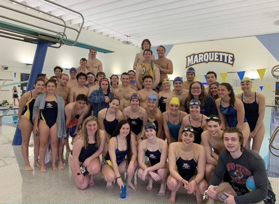 Marquette Club Swimming currently practices inside the Helfaer Rec Center. (Photo courtesy of Marquette Club Swimming.)