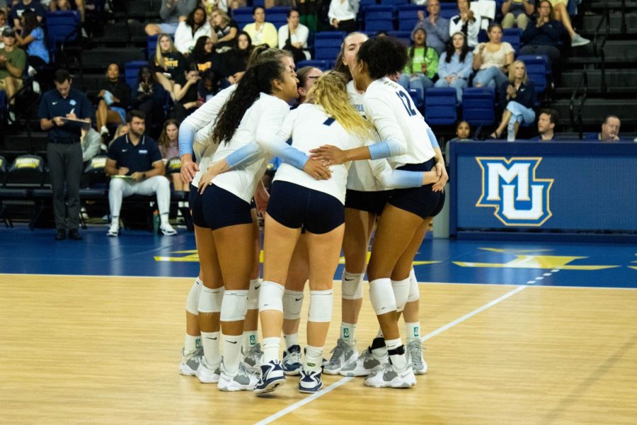 No. 23 Marquette in its 3-1 win over Loyola Chicago Sept. 6 at the Al McGuire Center. 