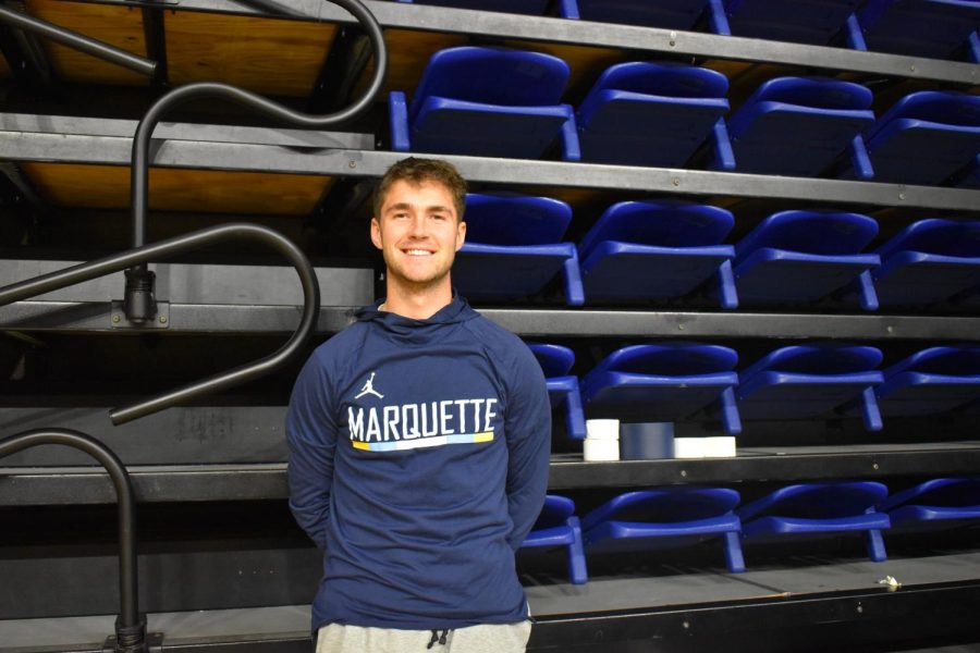 Mikey+Garven+is+in+his+first+season+as+a+program+assistant+for+the+Marquette+womens+basketball+program.