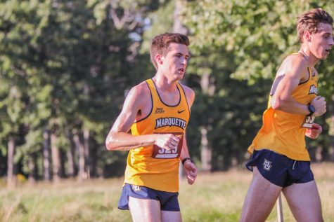 David Zeller is a junior on the Marquette mens cross country team. (Photo courtesy of Marquette Athletics.)