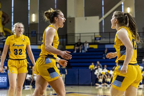 Marquette womens basketball defeated Saint Francis 83-40 Nov. 27 earning its sixth win of the season. (Photo courtesy of Marquette Athletics.)