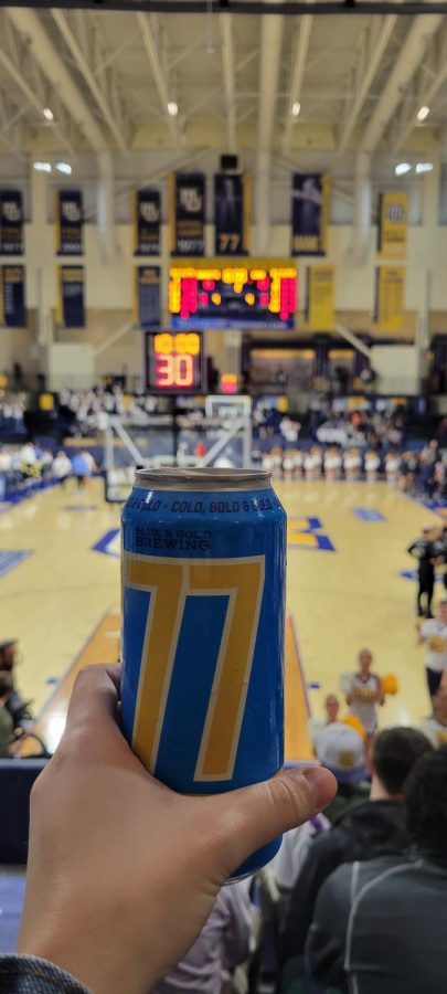 The+Marquette+themed+beer+was+served+at+the+National+Marquette+Day+games.+