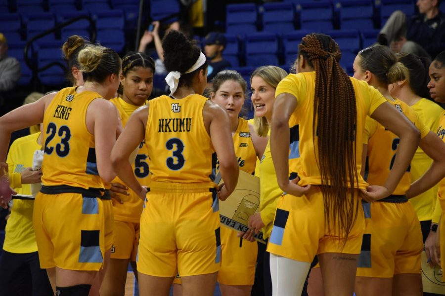 Marquette+womens+basketball+suffered+its+second+Big+East+home+loss+of+the+season+Feb.+22+to+Creighton.+