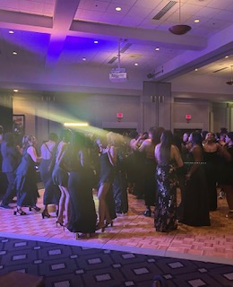 Attendees of the Ebony Ball celebrated Black History Month on the dance floor.