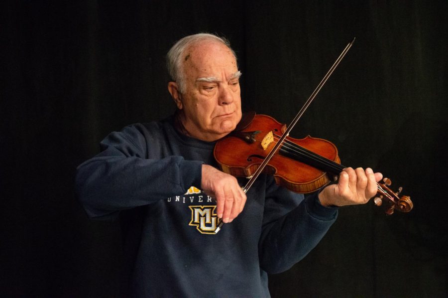 Father Zeps has been playing with the orchestra since its inception in 1981.