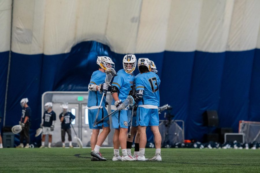 Marquette mens lacrosse fell to No. 9 Georgetown 15-14 in overtime April 15 at Valley Fields. 