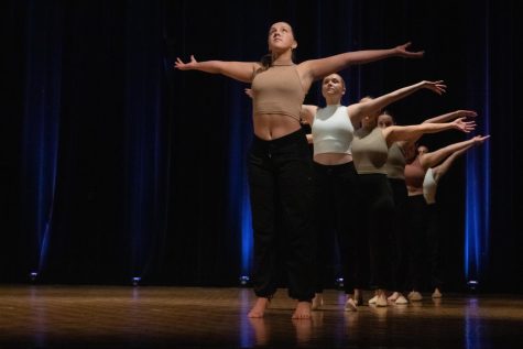 The performance featured a variety of dance styles with choreography created by the students.