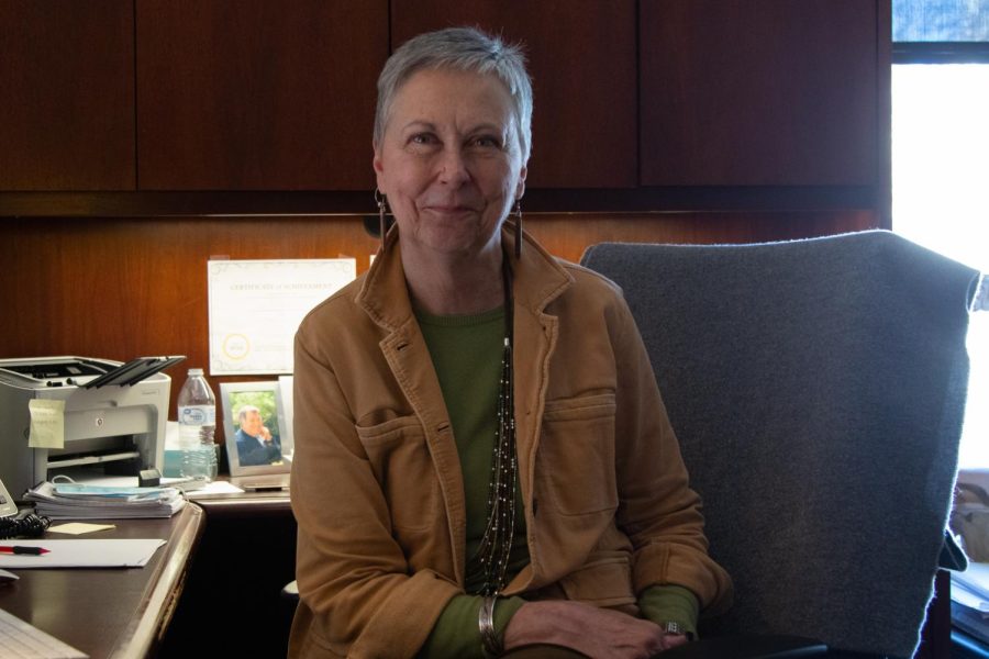 Dr. Garner became chair of journalism five years ago. She is retiring after this semester. 