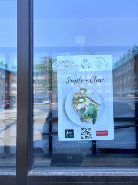 Construction is underway for the restaurant to open next month.