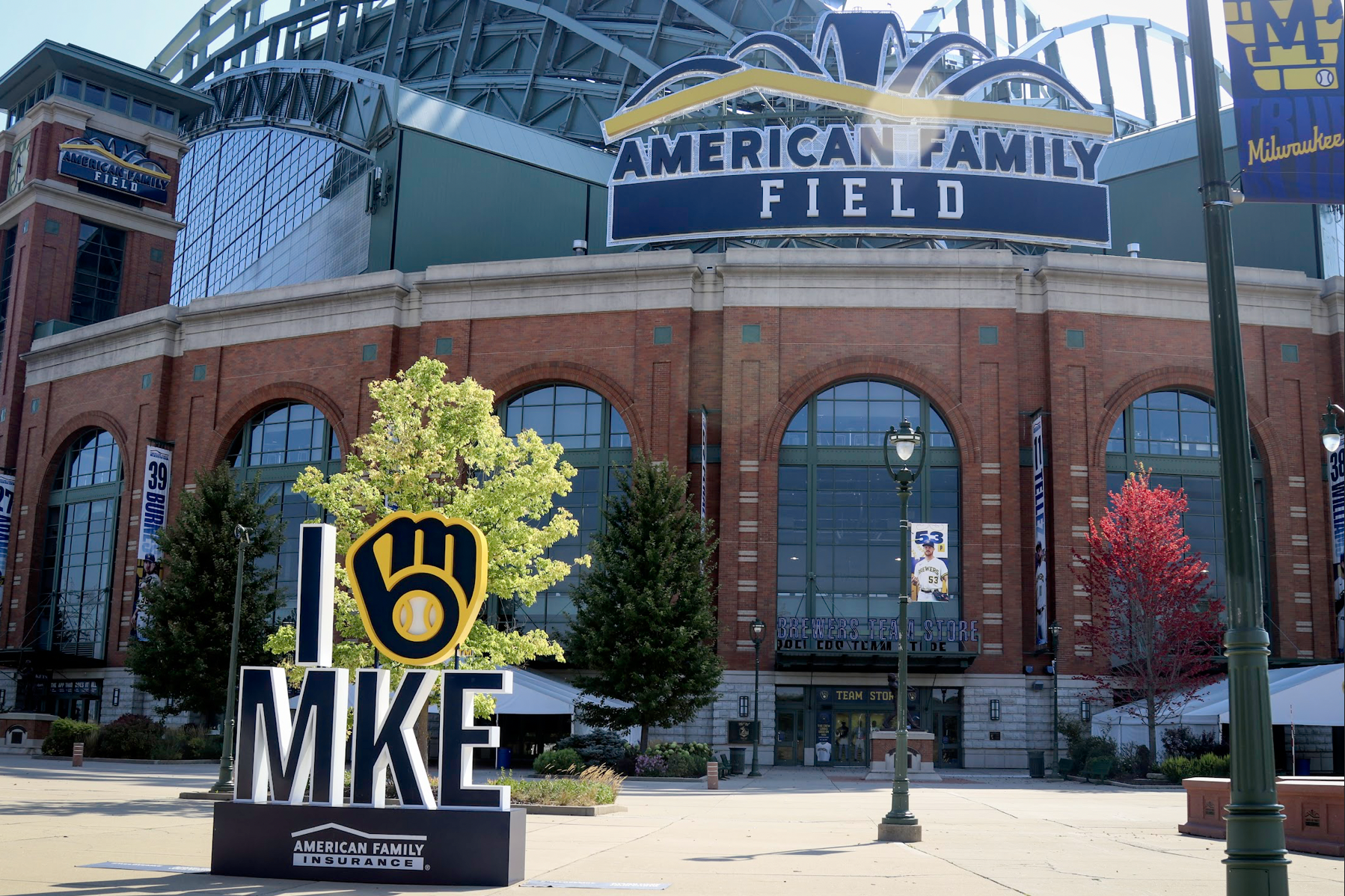 Brewers postseason gear now available at team store at AmFam Field