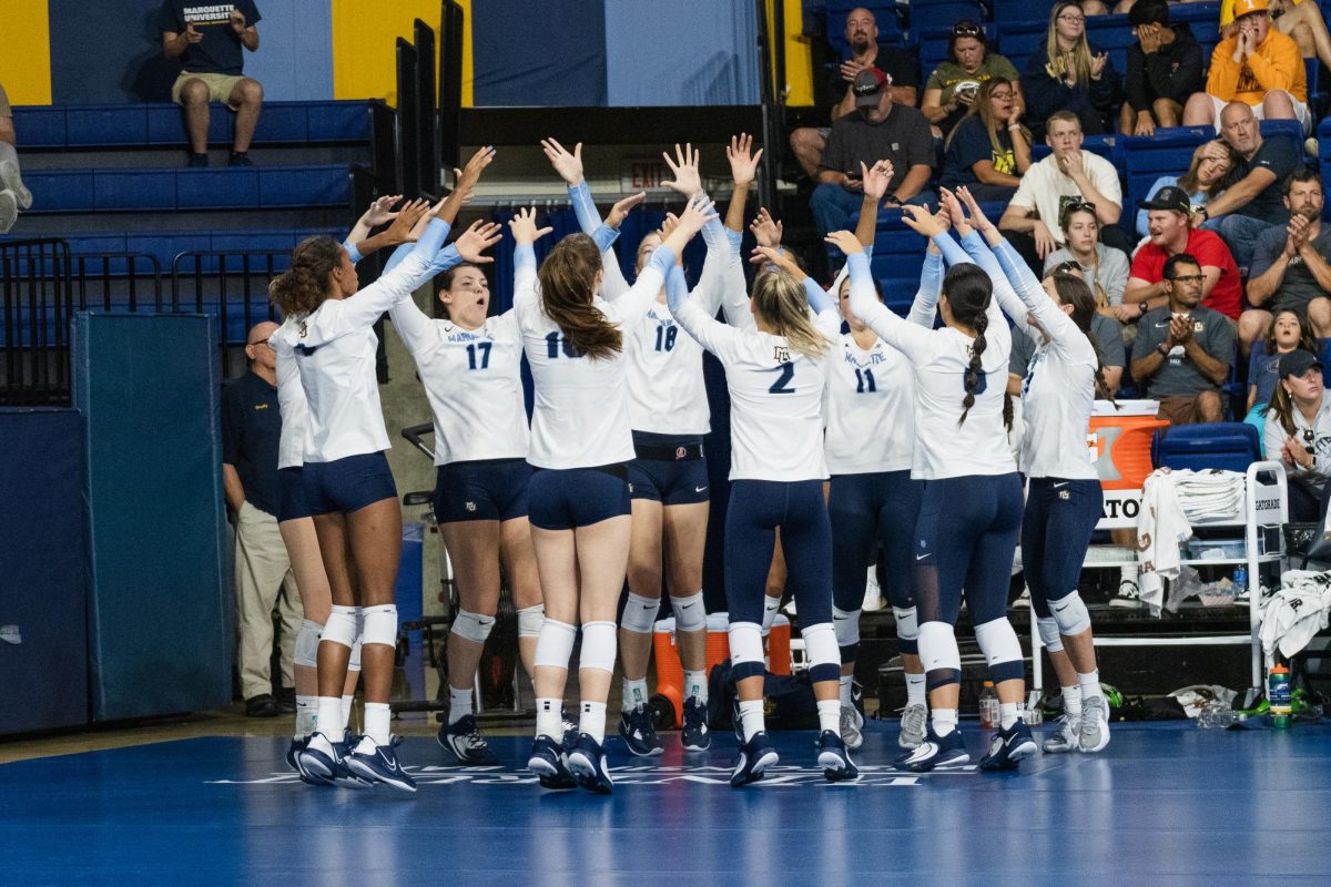 All five of Marquette volleyballs losses are against ranked teams. 