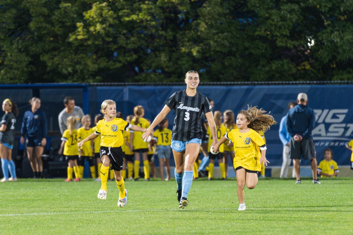 Molly Keiper transferred from Villanova to Marquette after the first semester of her first-year.
