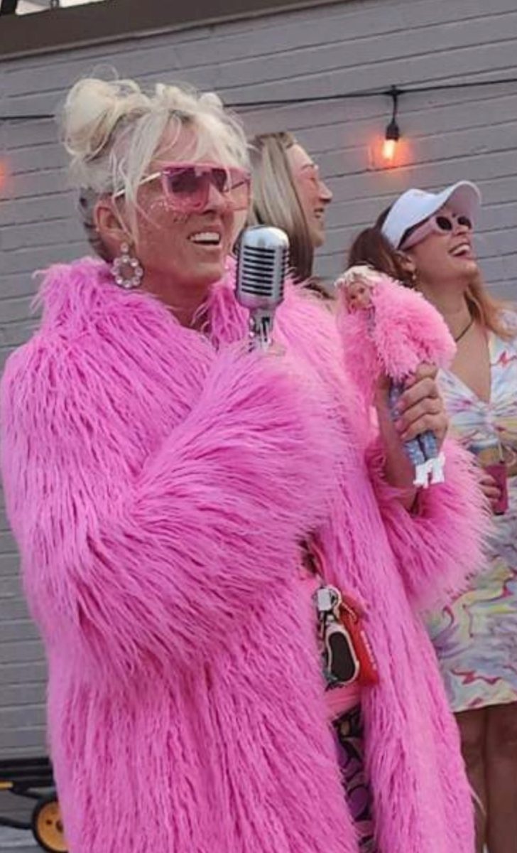 Terry Burant dressed up as Barbie this Halloween. 