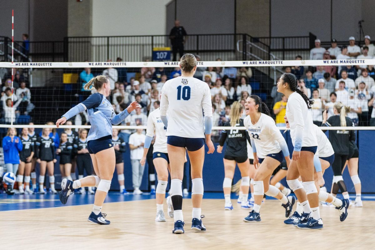 Marquette+volleyball+is+the+only+undefeated+team+in+the+Big+East.+The+Golden+Eagles+have+six+wins+in+conference+play.