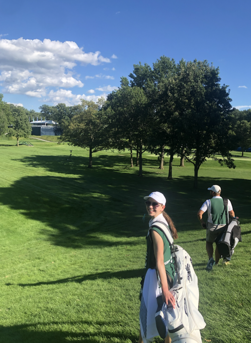 Evans Scholars learn life lessons from their experience caddying.

Photo Courtesy of Riley Heydenburg.
