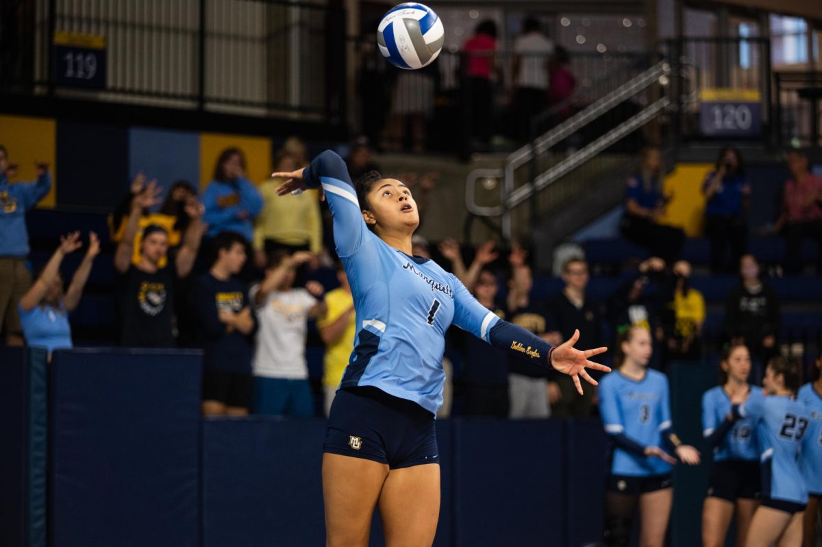 Junior setter Yadhira Anchante was the 2022 Big East Setter of the Year. (Marquette Wire Stock Photo.)