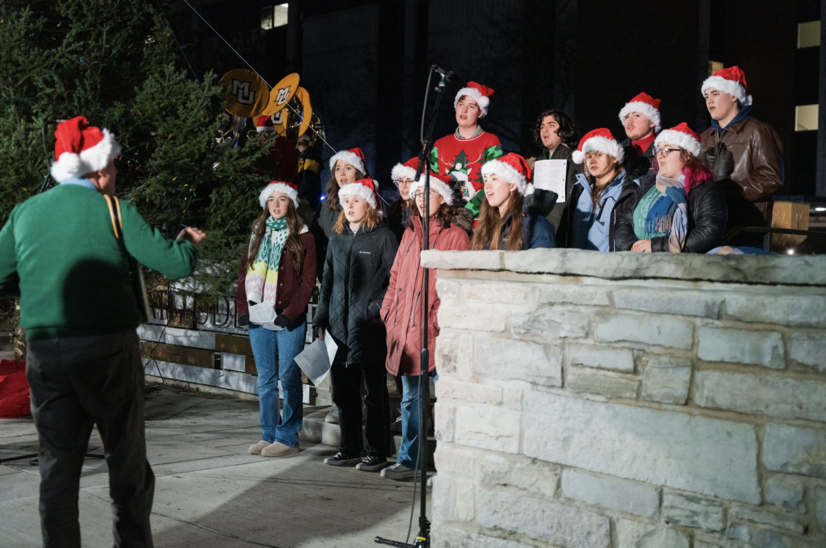 Marquette choir performed various Christmas songs at the annual event.