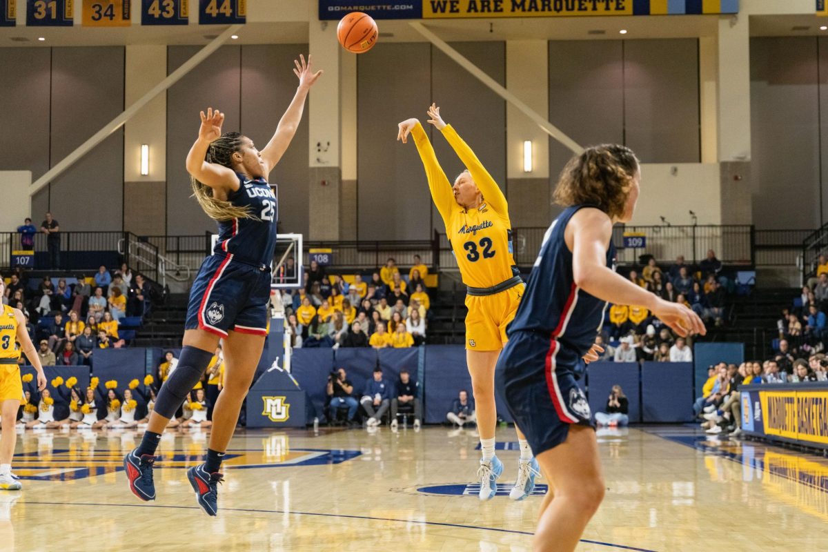 Liza Karlen led Marquette with 21 points Tuesday night. 