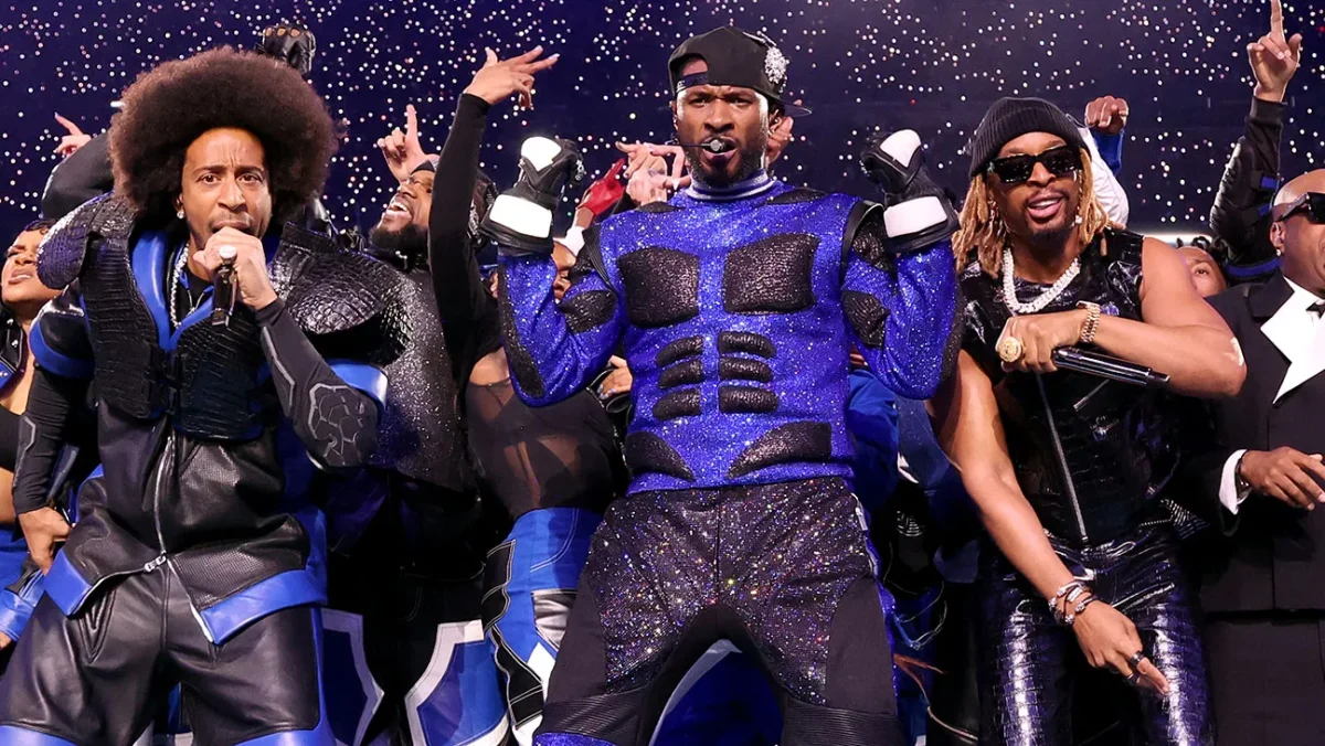 Usher+performed+at+the+58th+Super+Bowl+halftime+show.